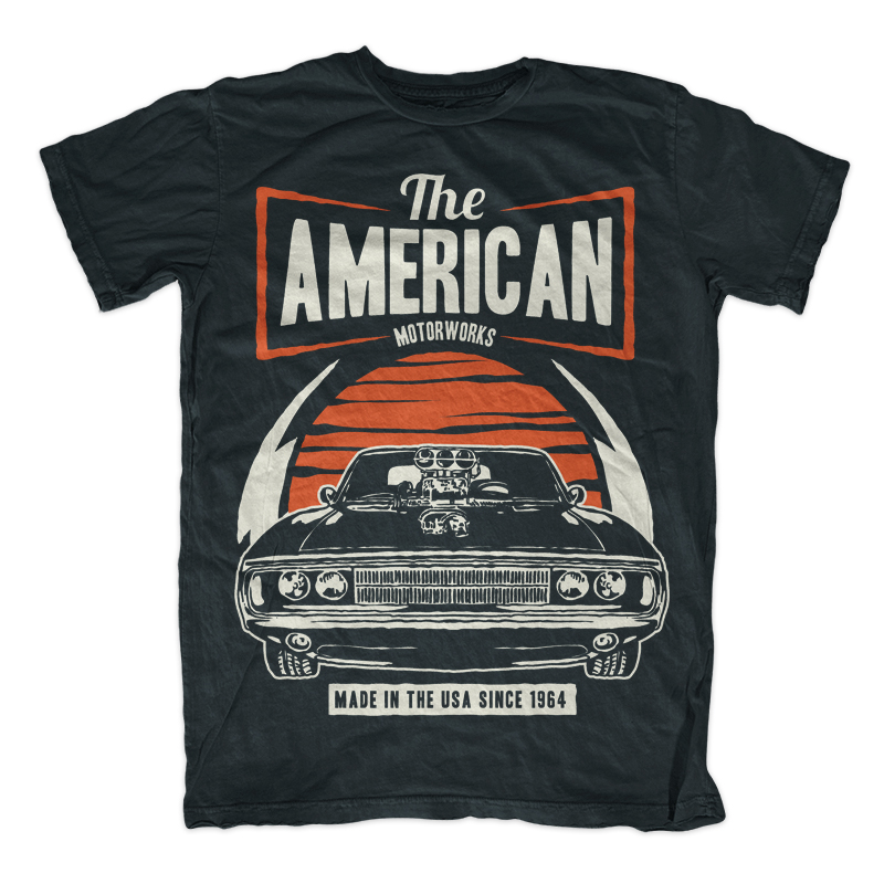 muscle car tee shirts