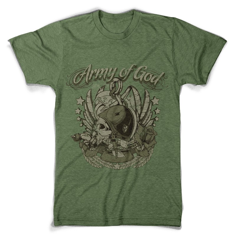 green t shirt template